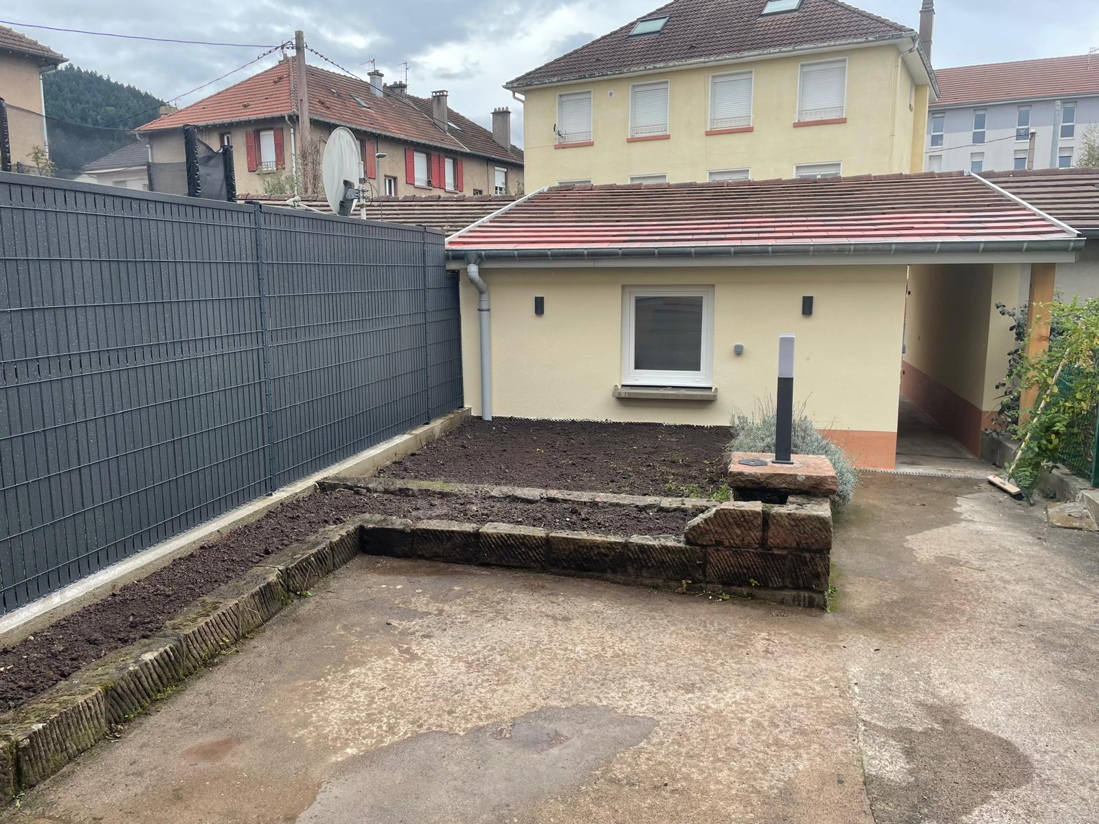 Chantier BatizenX lié au service aménagement paysager