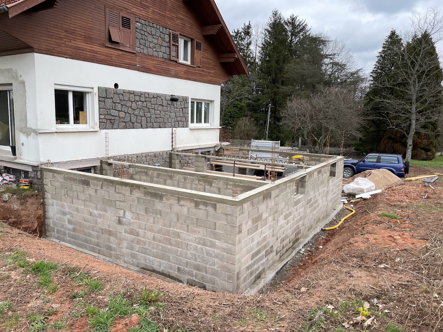 Élévation d’une extension attenante
